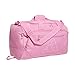 adidas Defender 5 Duffel Bag for Sports, Gym and Travel, Tropic Bloom/Clear Pink, OSFA