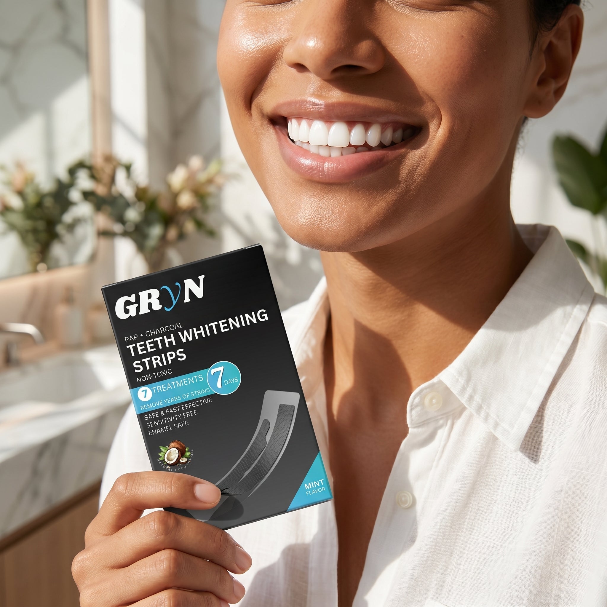 GRYN-Teeth Whitening Strips – Professional Whitening at Home