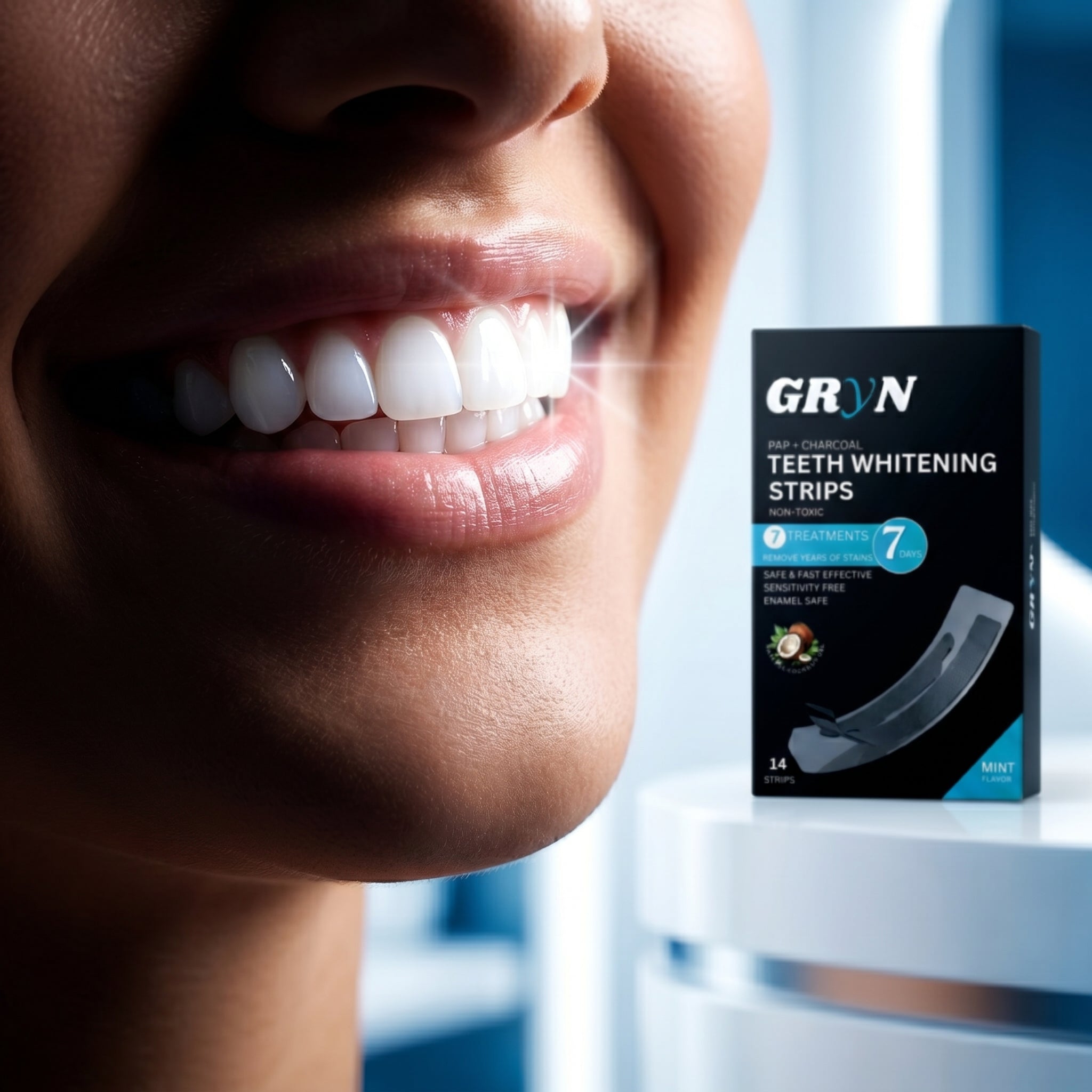 GRYN-Teeth Whitening Strips – Professional Whitening at Home