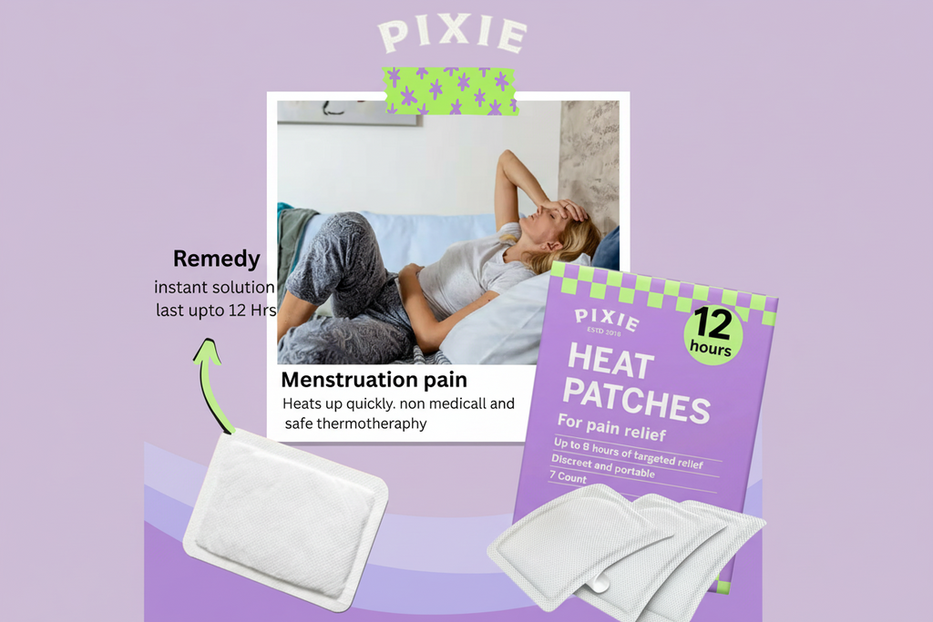5-Pcs of Instant Pain Relief Heat Patches